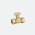 Brass Compression Gas Isolating Valve 15mm -