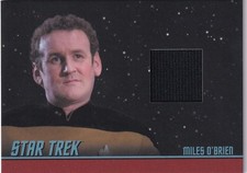Star Trek Connections Relic Card SR37 Miles O'Brien # 1 (Black)
