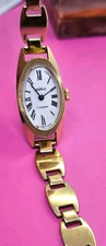 CHAIKA Nice Vintage Mechanical Ladies USSR Watch Gold Plated Au 