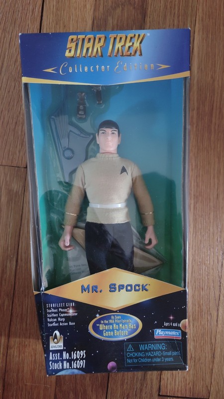 Playmates Toys Star Trek Mr. Spock 9" Action Figure The Original Series