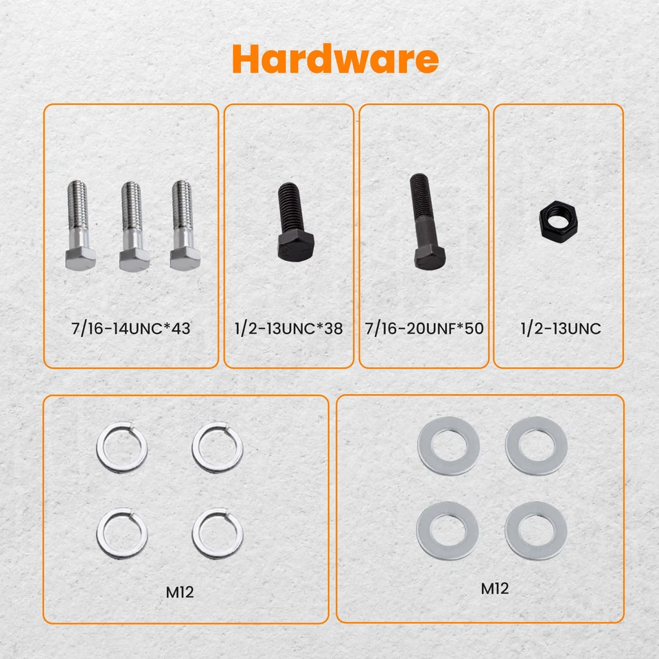 Juego de soportes de montaje de conversión de dirección asistida para camioneta Chevy C10 60-66 Foto 4 de 4