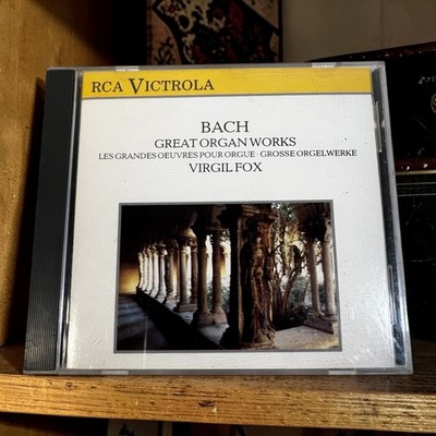 Bach Great Organ Works CD Virgil Fox RCA Victrola Classical Organ Music