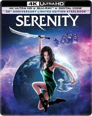 Serenity 4K UHD Blu-ray Steelbook NEW