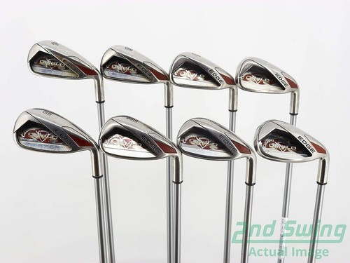 Callaway Diablo Edge Iron Set 4-PW AW Graphite Ladies Right -3/4"