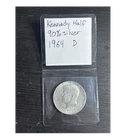 1964-D Kennedy Half Dollar 50C 90% Silver