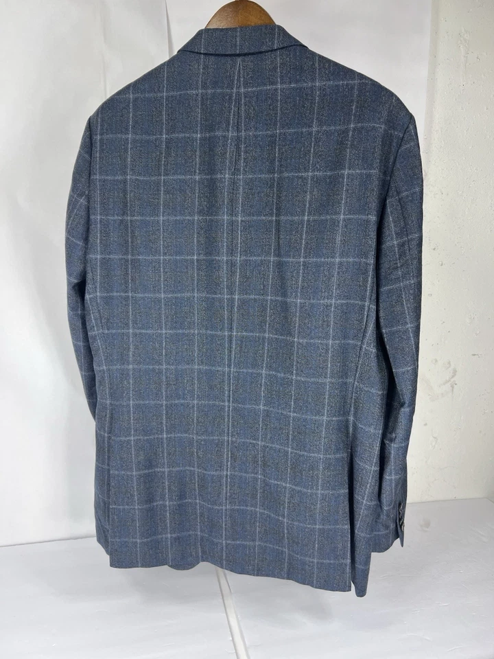Hugo Boss Blazer Mens 44L  Super 100s Wool Sport Coat 44 - Image 3 of 4