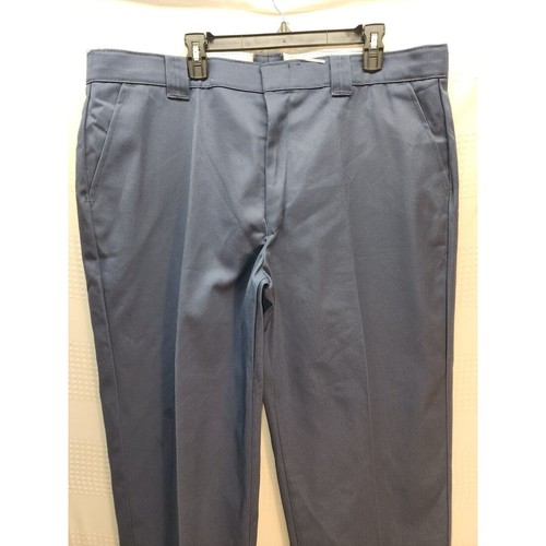 New Red Kap Red E-Prest Work Pants Straight Men's Navy Blue 42x34 - Afbeelding 2 van 9
