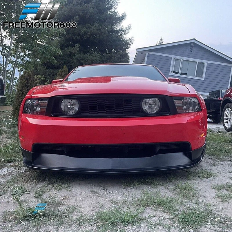 Kit de carrocería de alerón labial de parachoques delantero estilo ST para Ford Mustang GT 10-12 Foto 4 de 4