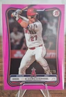Topps Bowman Mike Trout Pink Parallel #100 Angels 2016 Baseball Card /175