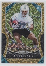 2019 Panini Prizm Rookies Lazer Prizm Myles Gaskin #334 2oj
