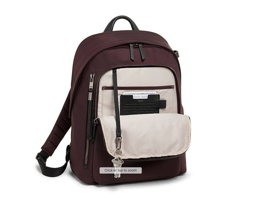 halsey tumi backpack Voyageur Backpack 196601LTM/146567 A312 LIGHTMAUV The thoughtfully designed interior features multifunction pockets to keep your daily essentials organized and easy to access.Soft and roomy Let your bag speak for