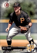 2017 Bowman Draft #BD189 Will Craig - BB