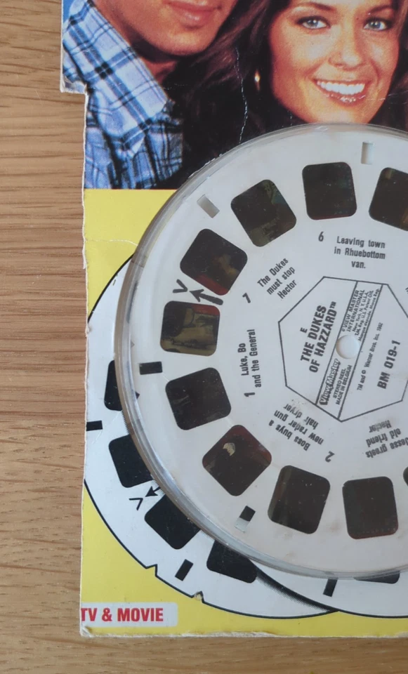 Vintage View-Master 3D The Dukes of Hazzard Set in Original Packaging 1982 - Image 2 of 4