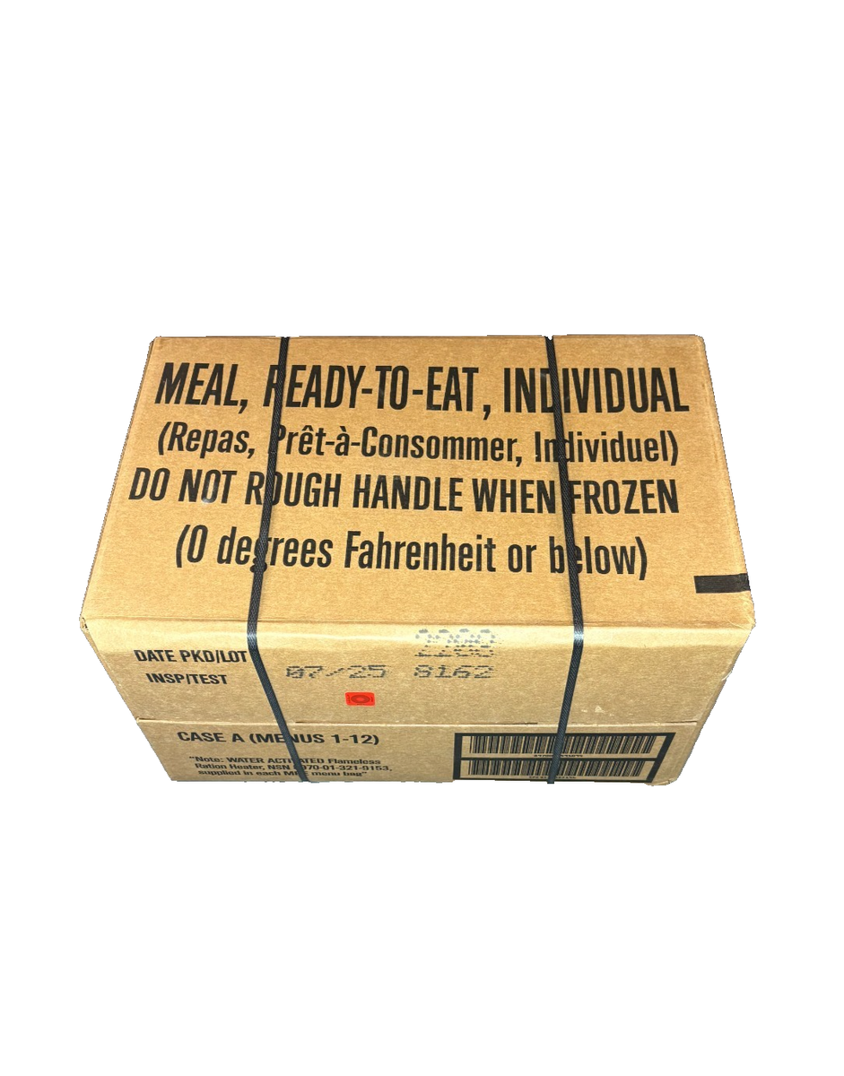 US Military MRE Menu #4 Spaghetti and Meat Sauce 2025 Inspection