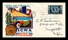 DR JIM STAMPS US IOWA STATEHOOD CENTENNIAL FDC SCOTT 942 FLUEGEL CACHET COVER