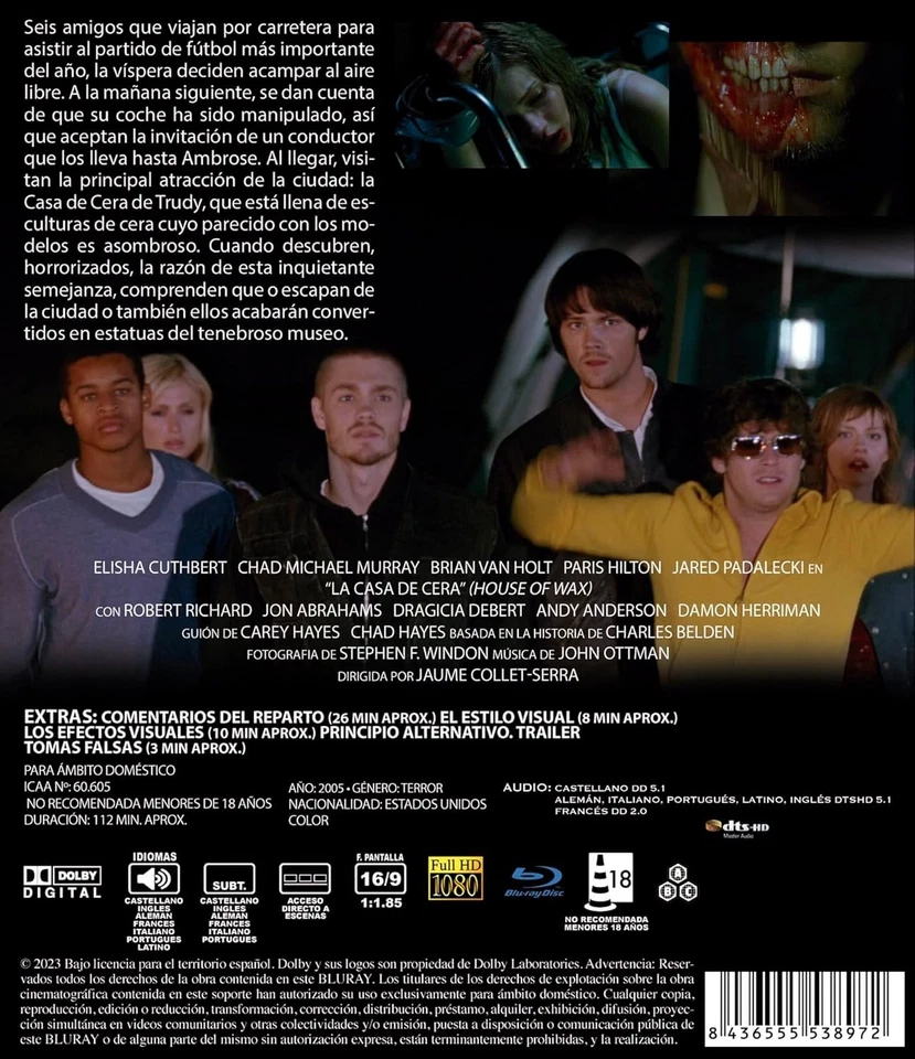 House of Wax (2005) - Blu Ray Disc - - Image 2 of 2