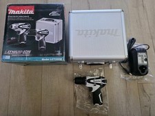 Makita FD02 3/8" Cordless Drill/Driver - White/Black With Case And Charger