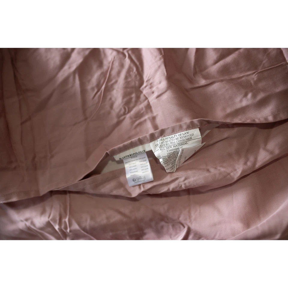 Juego de 2 fundas Euro acolchadas de terciopelo triturado de felpa Anthropologie NUEVO Foto 3 de 4