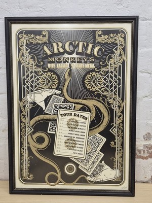 ARCTIC MONKEYS WITH EAGLES OF DEATH METAL LIMITED EDITION TOUR POSTER 301/750
