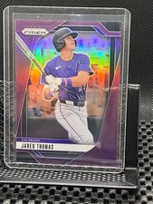 Jared Thomas  2025 Prizm - Purple Prizm #82/149 - #12 Rockies