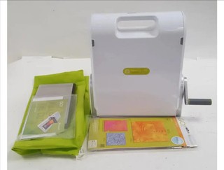 AccuQuilt GO Fabric Cutter Machine Bundle with Die Mat Bag and Patterns