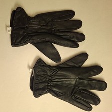 Men's Thinsulate Genuine Leather Gloves XL Black