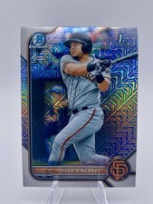 2022 Bowman Chrome Mega Box Mojo Refractor Diego Rincones 1st Rookie RC #BCP-65