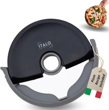 ITALO – Pizza Cutter Wheel, Stainless Steel Pizza Cutter with Protective Blade C