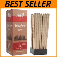 King Size Pre Rolled Cones 1000 Pack | Natural Unbleached
