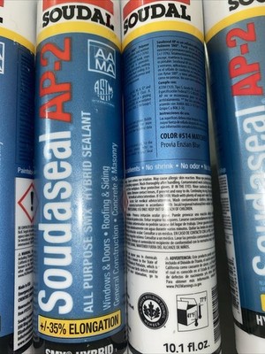 Soudal Soudaseal AP-2 All Purpose SMX Hybrid Sealant 10.1 fl.oz Blue, Brown Red