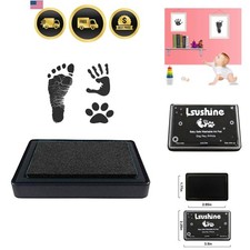 Ink Pad for Baby Footprint, Baby Handprint, Paw Print Pad, Create Impressive ...