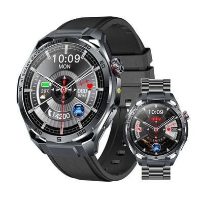 ET474 Men AI ECG Sport Smartwatch HRV Herzfrequenz Blutsauerstoff Schlafmonitor