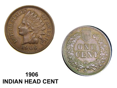 Opportunity To Acquire An Extra Fine Bronze 1906 Indian Head Cent