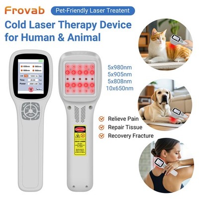 Medical 25 Diode LLLT Laser Pain Therapy Device Red Infrared Light 4 Wavelengths