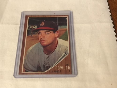 1962 Topps Baseball Art Fowler #128 ExMt