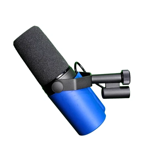 Shure Sm7B Broadcast Dynamic Vocal Microphone Xlr SM7B Blue Microphone Base Cover for Shure SM7B/SM7dB Durable Removeable Stye