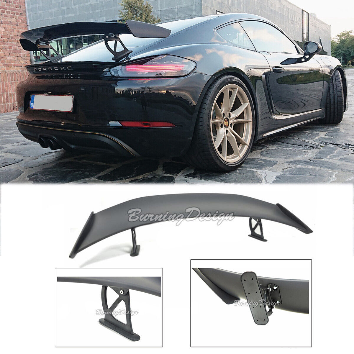 Trunk Lid and Spoiler Kit | PORSCHE 718 CAYMAN S 2017 Trunk Lid and Spoiler Kit | PORSCHE 718 CAYMAN S 2017