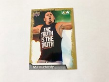 Matt Hardy Gold 2022 Upper Deck AEW Card # 41