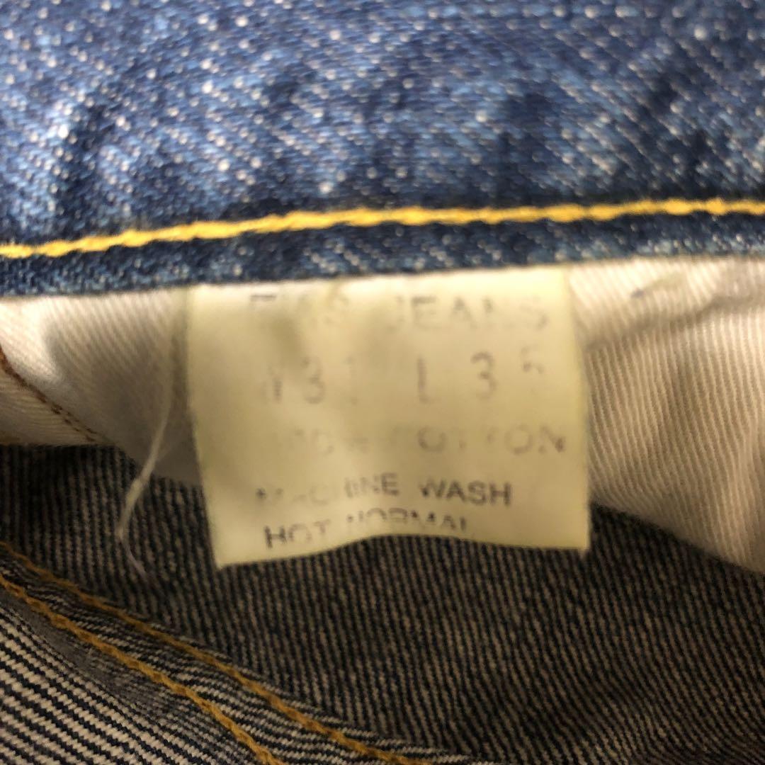 Evisu 2501XX Denim Jeans W31 Buffalo Leather Patch Vintage Detail 