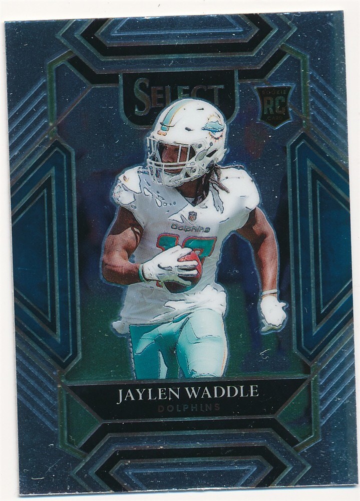 JAYLEN WADDLE 2021 SELECT CLUB LEVEL #248 RC ROOKIE MIAMI DOLPHINS MINT