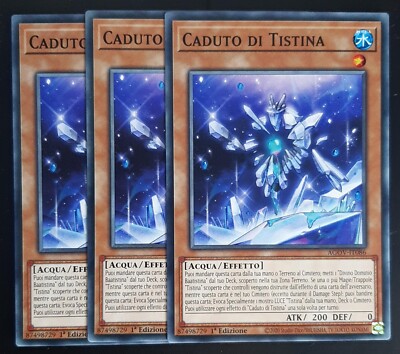 Spielset 3X: CADUTO DI TISTINA auf Italienisch AGOV-IT086 Gemeinde YUGIOH