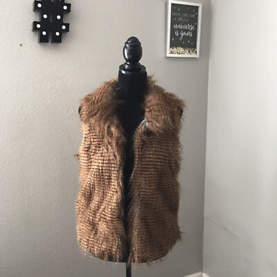 Winter Coat Faux Fur Vest Andrew Marc Fur Jacket VTG Genuine Real
