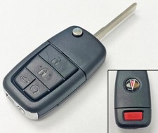 08-09 Pontiac G8 Key Fob Transmitter Remote Flip Key Case Cover Buttons Program