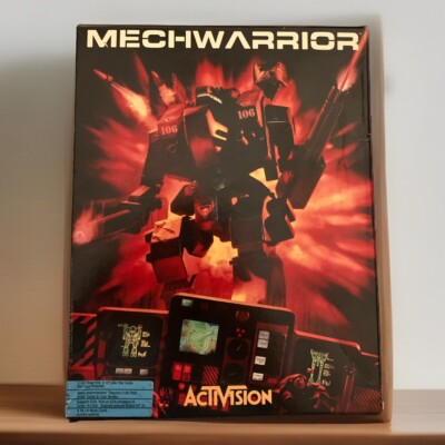 Activision MechWarrior VG+ (1989) Computer Game; All 4 x 5.25  Discs Intact