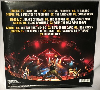 欧3discs LP Iron Maiden En Vivo! 0190295836436 Parlophone /00780 Iron Maiden En Vivo! - Remastered 180 Gram - Sealed UK 3-LP