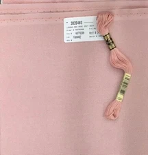 Cross Stitch 25 count Lugana even weave Wichelt Imports Ash Rose soft warm pink