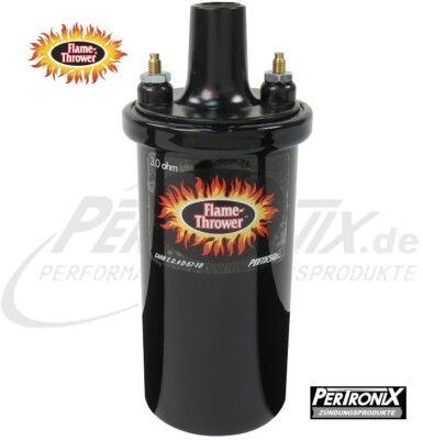 PERTRONIX Flame-Thrower-I Hochleistungszündspule 40.000 Volt 3.0Ω black 4-6 cyl.