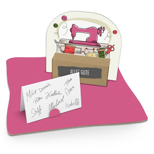 Itenga Geldgeschenk Verpackung NäHmaschine Geburtstag ÜBerraschung Geschenkkarte-image