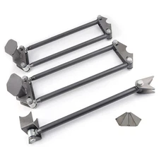 Weld-On Parallel 4 Link Suspension Kit for Rat Car Air Ride 24'' Pan Hard Bar
