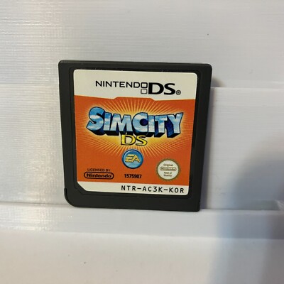 Sim City DS (Nintendo DS, 2007) Korean Version Cartridge